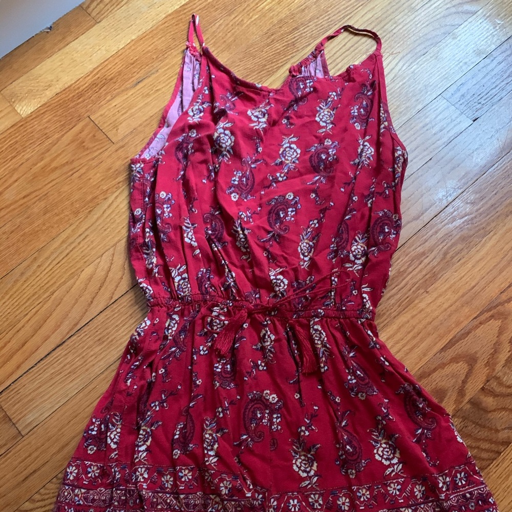 Red romper